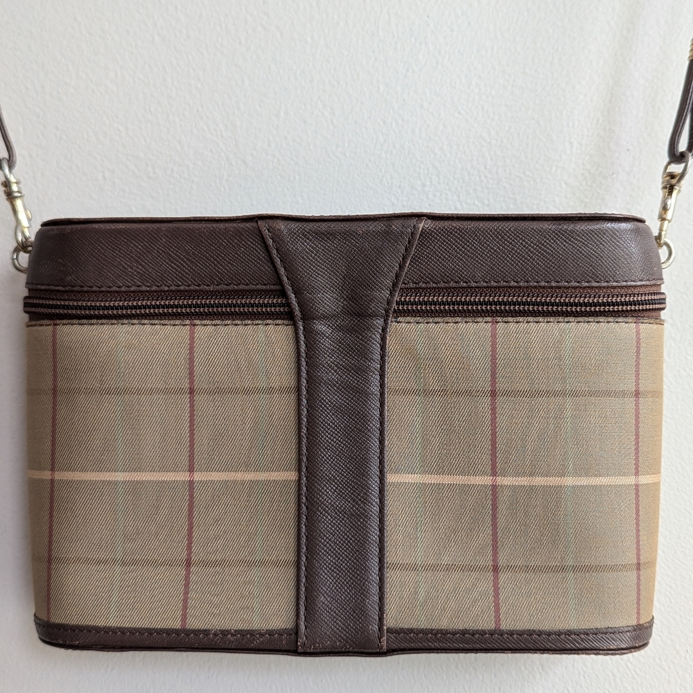 Vintage Burberrys- Nova Brown Canvas Crossbody - Picture 7 of 11